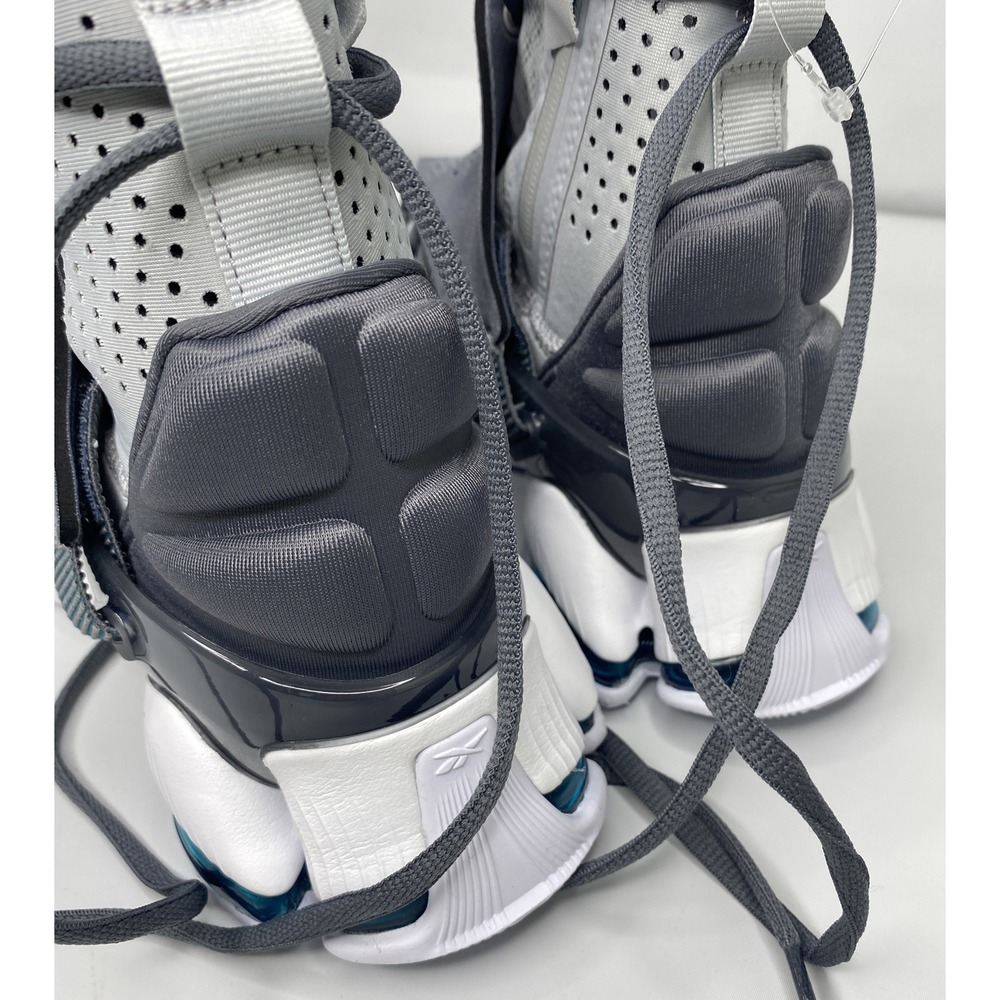 Reebok DMX Elusion 001 FT High Mens‎ 7.5 Basketball Shoes Grey Teal EG1935 NWOB - Picture 6 of 7